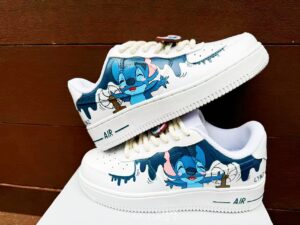 Hand Painted Air Force 1 Sneakers: