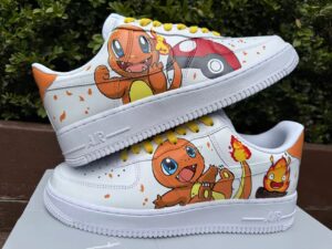 Hand Painted Air Force 1 Sneakers: 96
