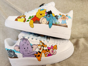 Hand Painted Air Force 1 Sneakers: 98